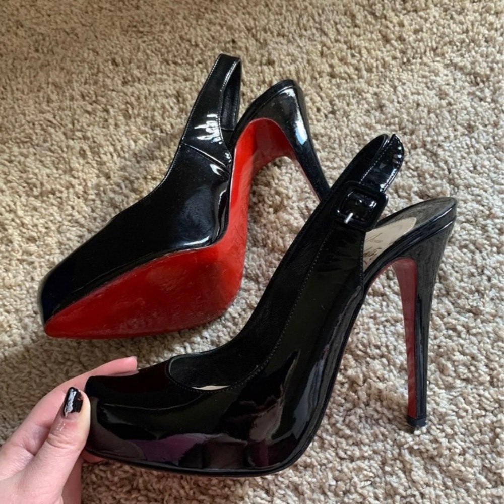 Black Christian Louboutin heels